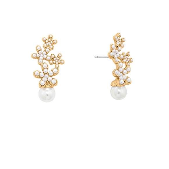 Pearl Ball & Cluster Earrings - Picture 1 of 1